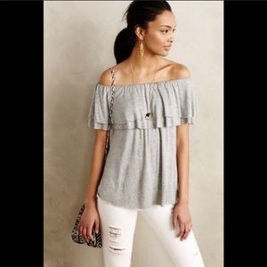 Anthropologie Off-Shoulder Top